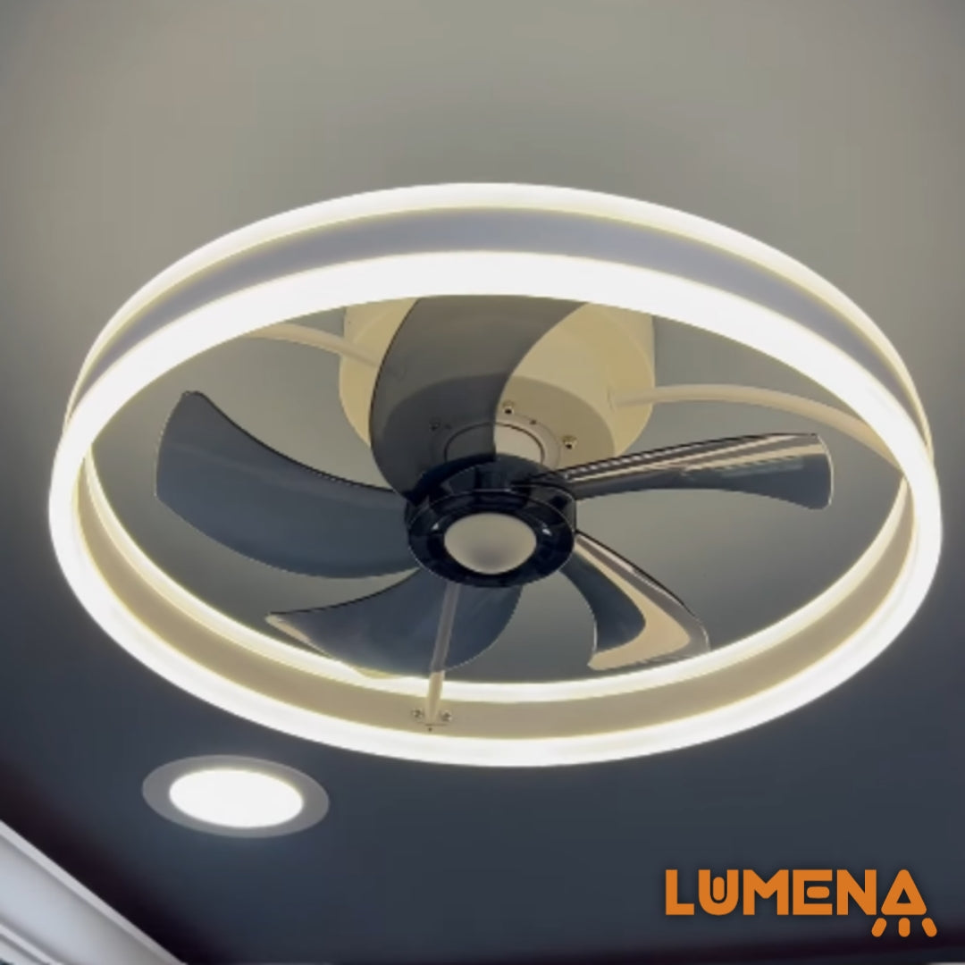 Lumena™ Smart Fan Chandelier